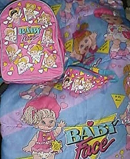 Baby Face Sleeping Bag, Backpack and Waistpack