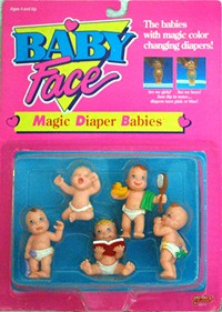 Baby Face Magic Diaper Babies Set 1