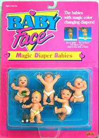 Baby Face Magic Diaper Babies Set 3