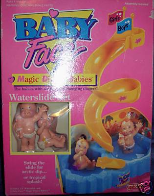 Baby Face Magic Diaper Babies Waterslide Set